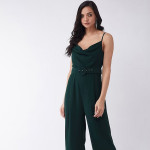 Women Green Solid Jumpsuit